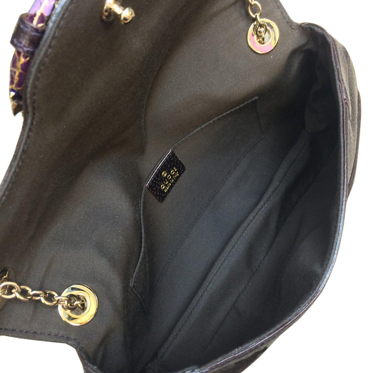Gucci Limited Edition Tom Ford Leather Jeweled Dragon Bag