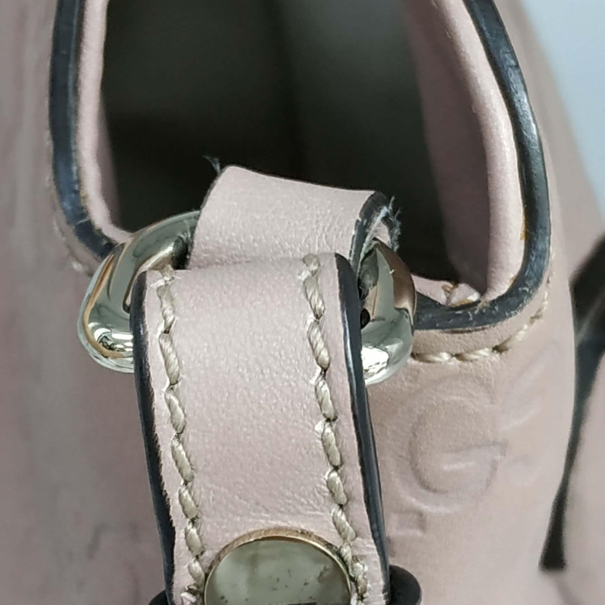 Microguccissima Foldover Top Satchel Pink