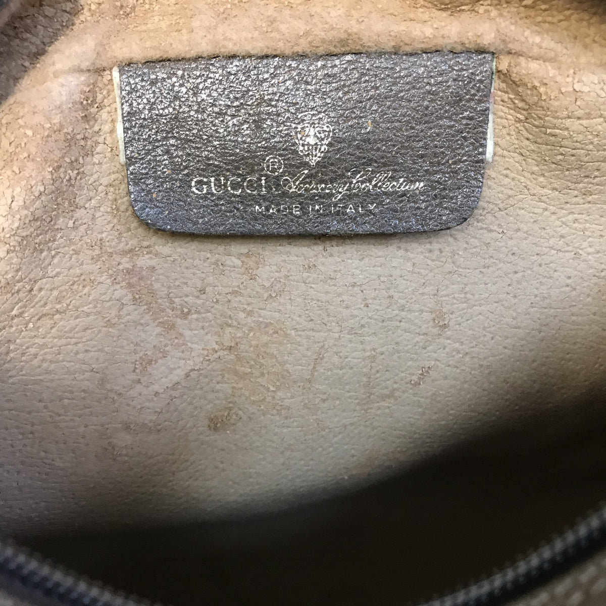 Gucci Monogram Web Camera Crossbody Bag