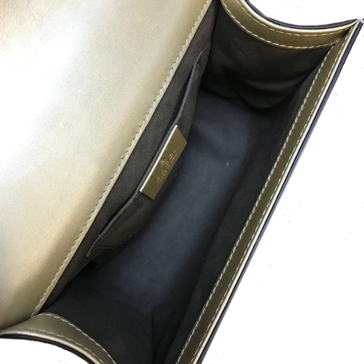 Gucci Padlock Small Metallic Shoulder Bag