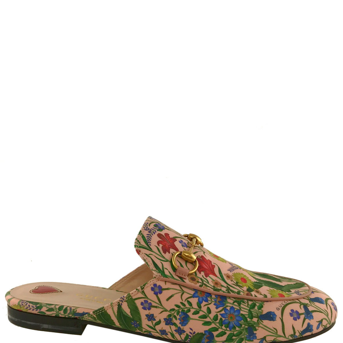 Gucci Princetown New Flora Horsebit Mule Size 6.5