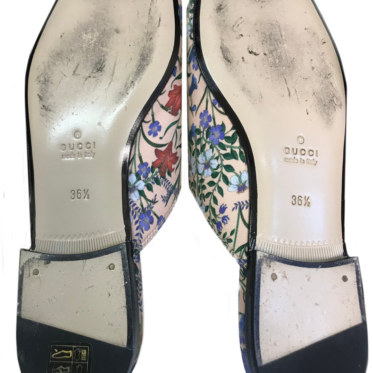 Gucci Princetown New Flora Horsebit Mule Size 6.5