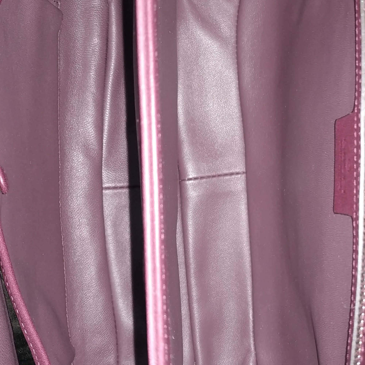 Satin Lady Lock Top Handle Bag