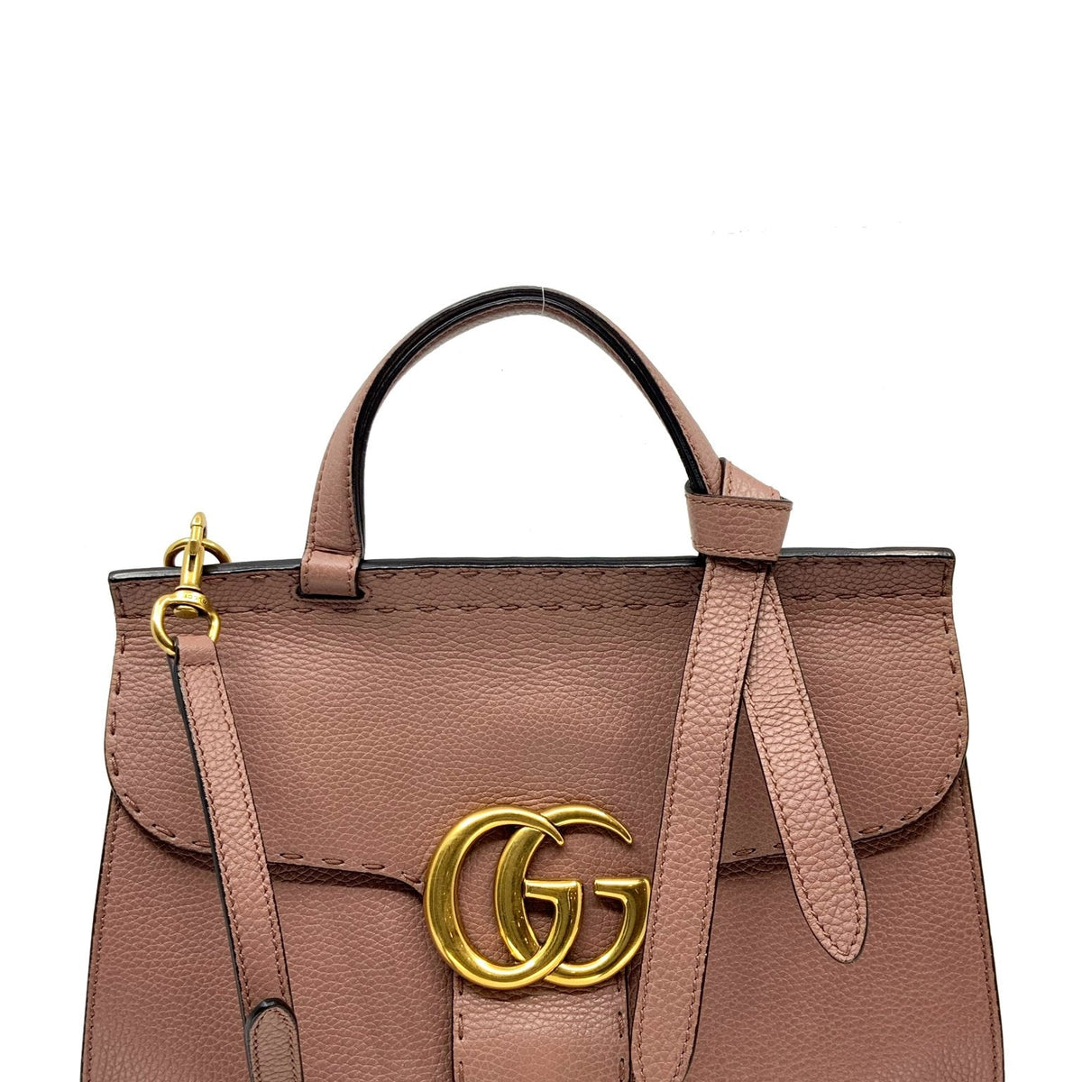 Gucci Small GG Marmont Top Handle Bag
