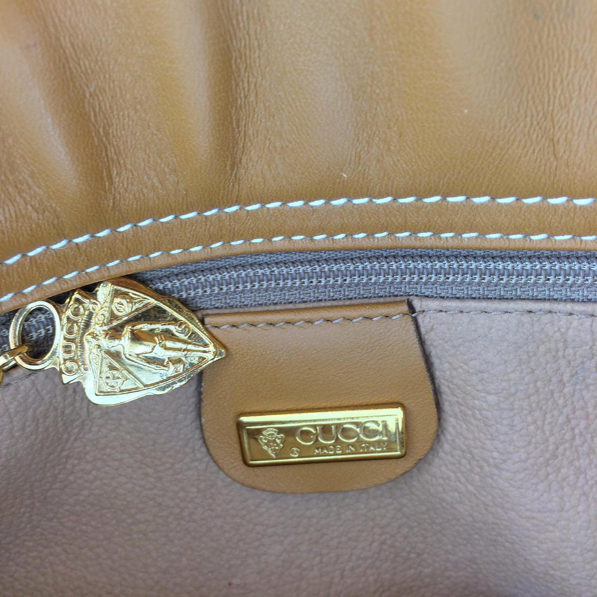 Gucci Vintage GG Monogram Web Shoulder Bag