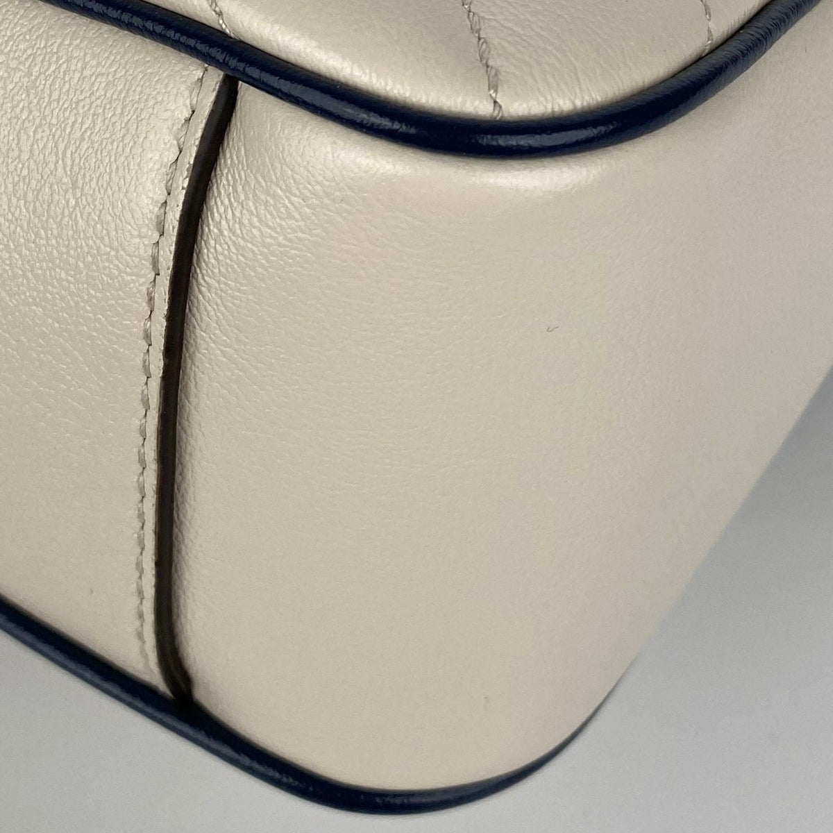 Gucci GG Marmont Torchon White & Blue Shoulder Bag