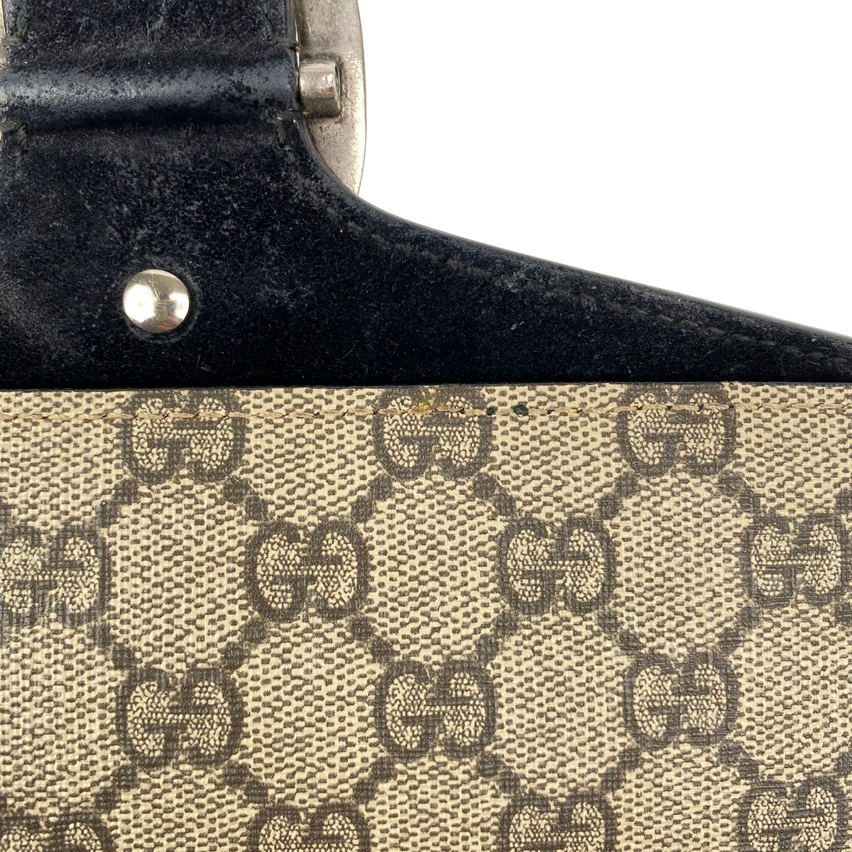 Gucci GG Supreme Mini Dionysus Bag with Black Trim