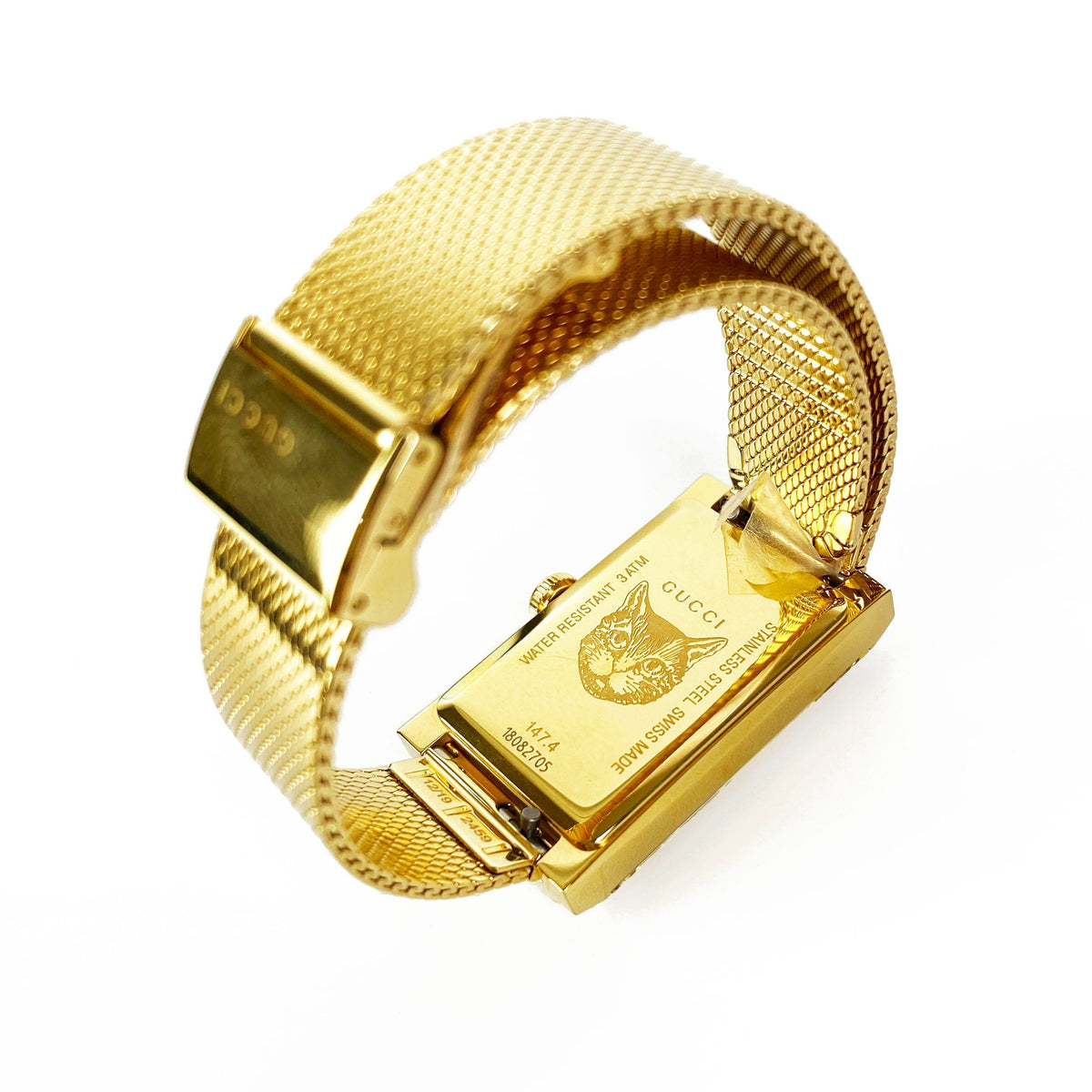 Gucci Gold G-Frame Watch