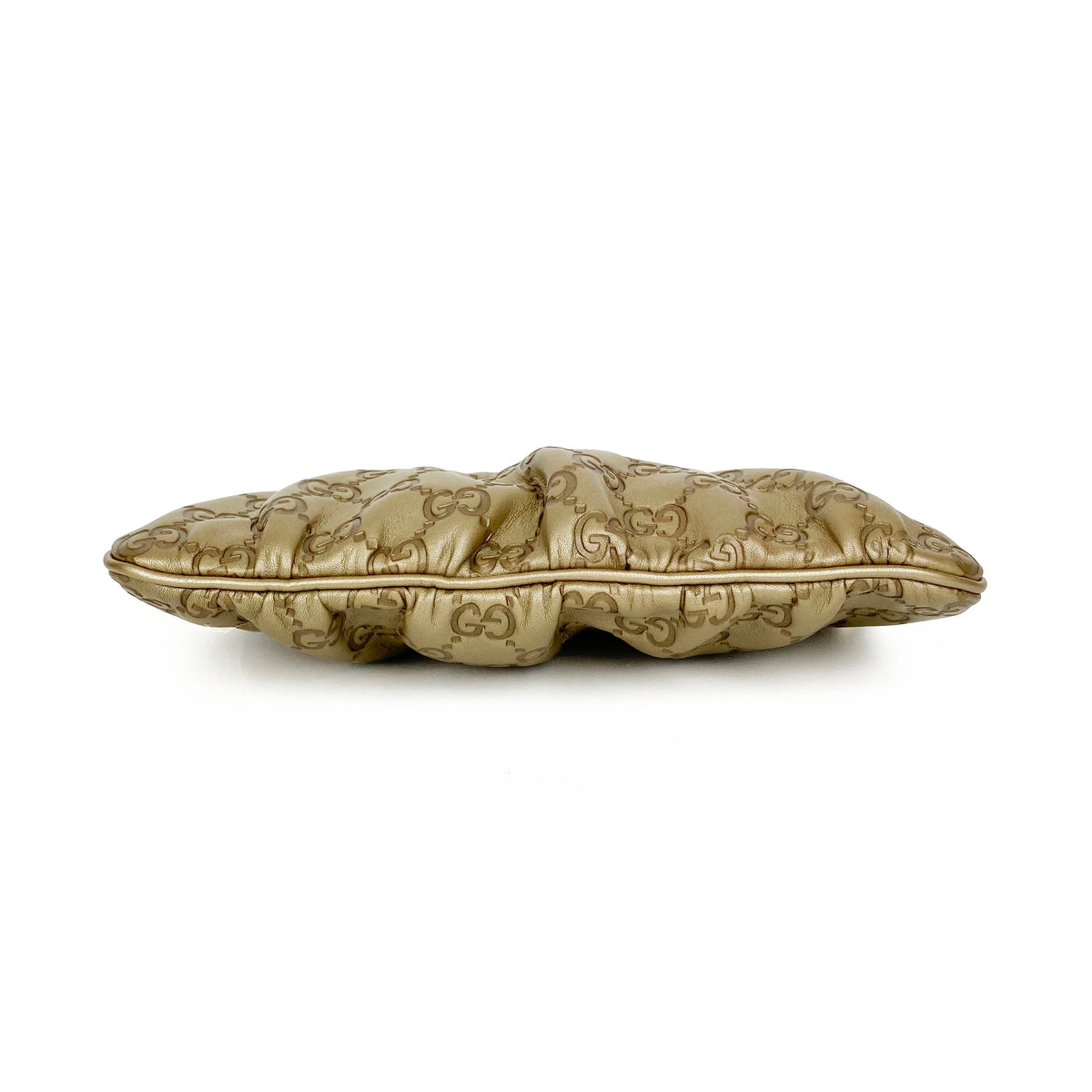 Gucci Gold Guccissima Britt Clutch