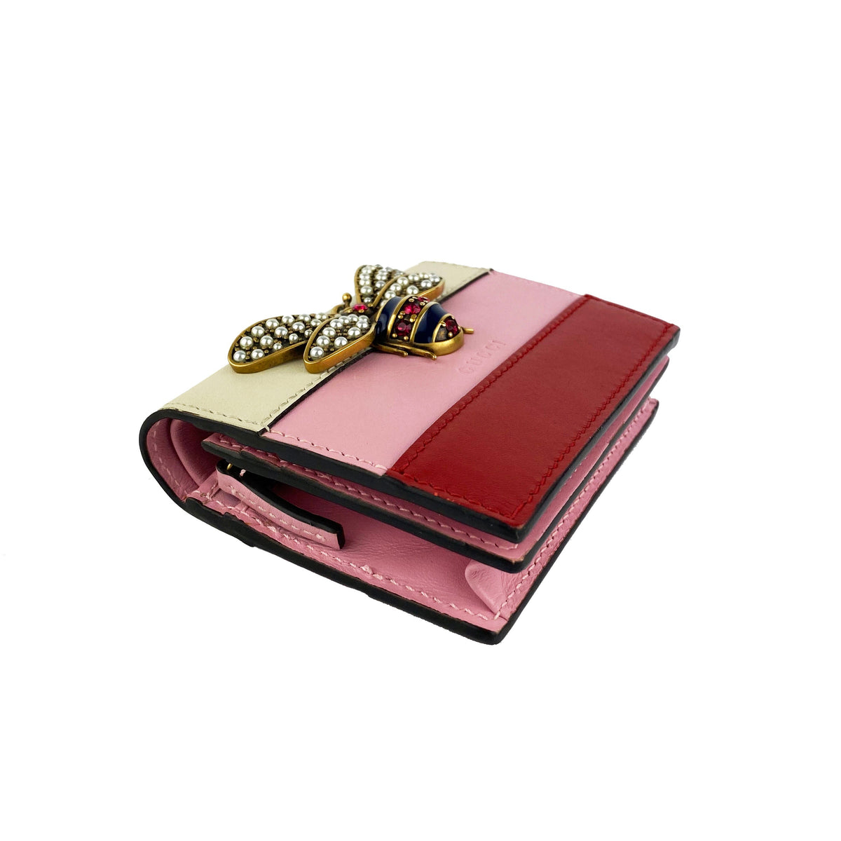 Gucci Lilith Bee Compact Wallet