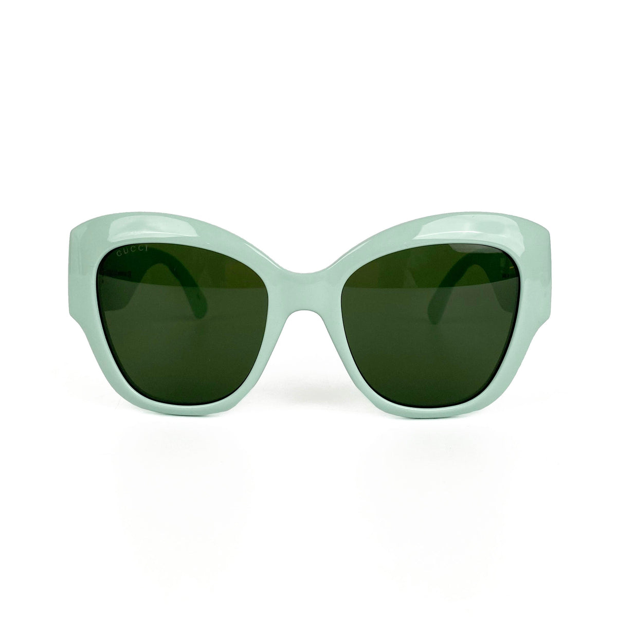 Gucci Mint Green Cat Eye Sunglasses GG0808S