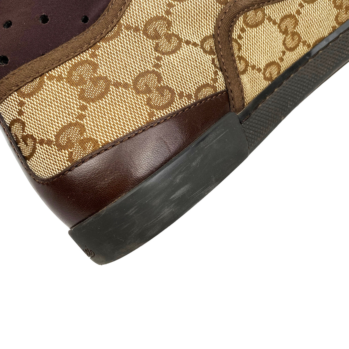 Gucci Monogram Cannes High-Top Sneakers 38