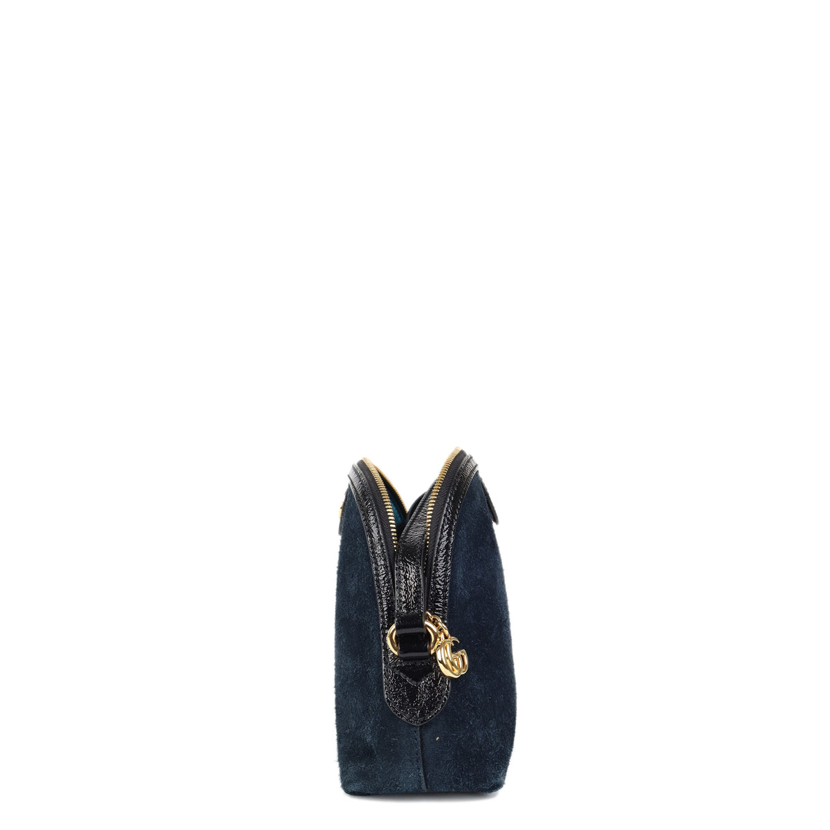 Gucci Navy Suede Ophidia Shoulder Bag