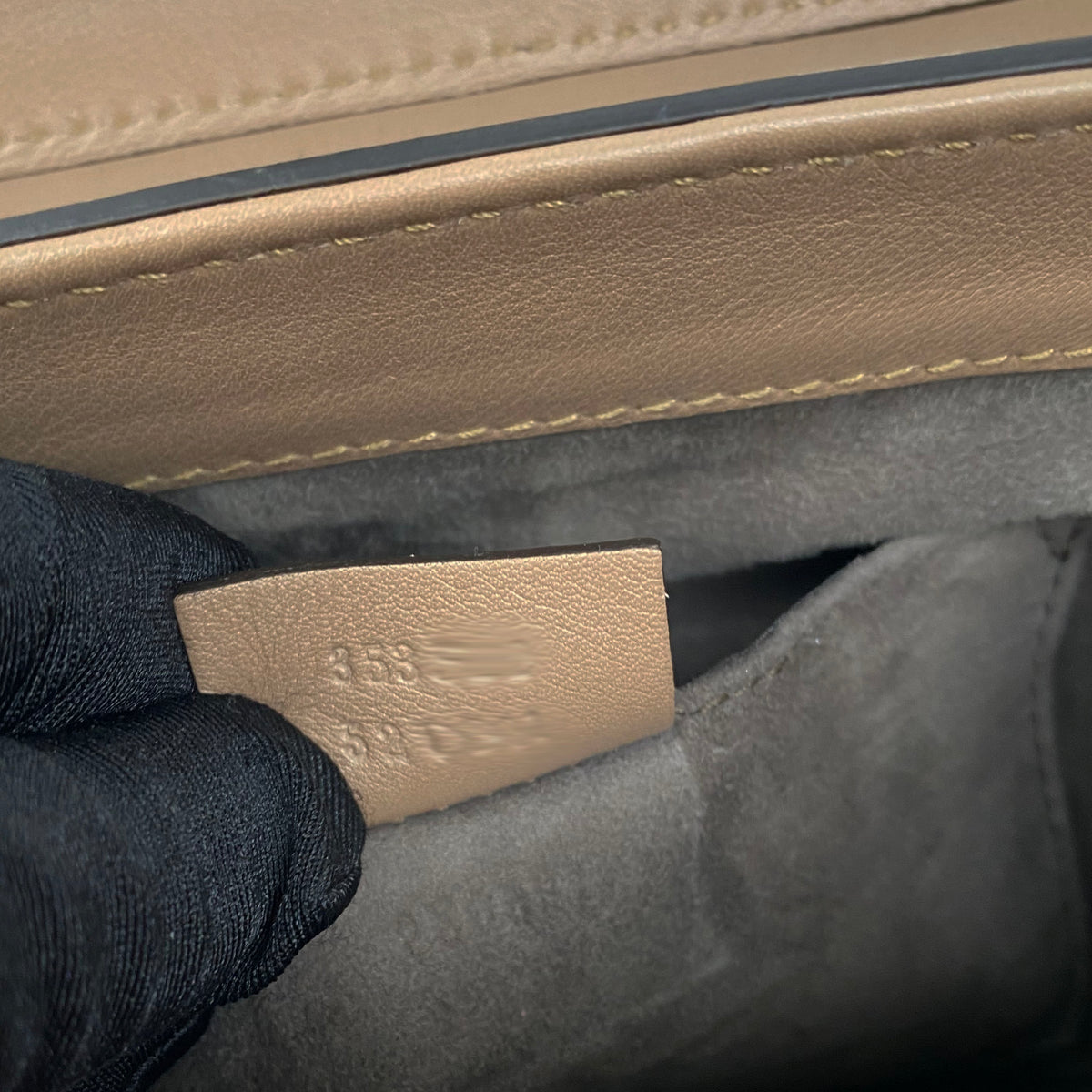 Gucci Nude Bamboo Top Handle Bag