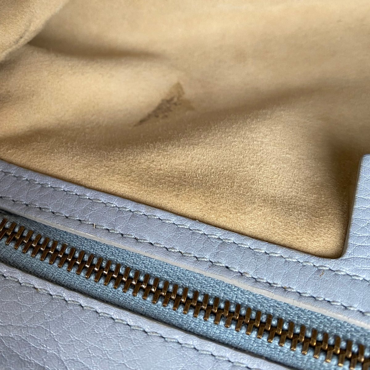 Gucci Pale Blue 1973 Bucharest Bag
