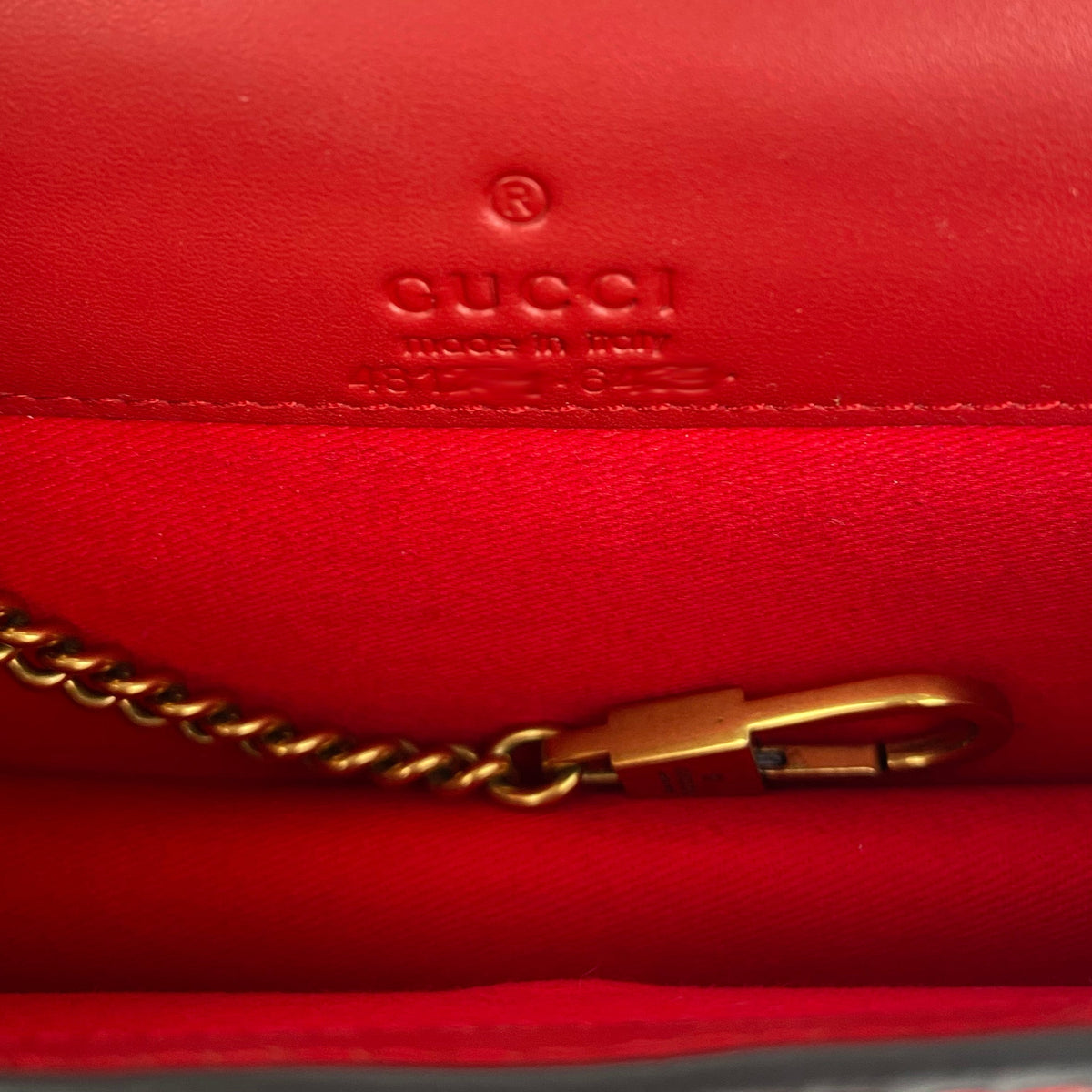 Gucci Red Mini Cherries Supreme Bag