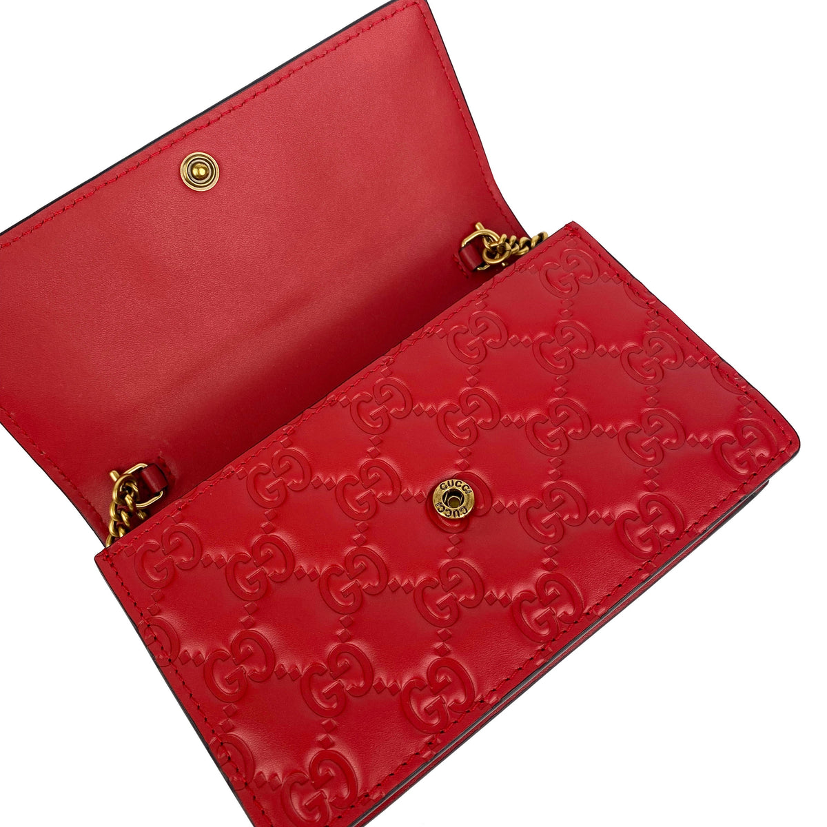 Gucci Red Mini Cherries Supreme Bag
