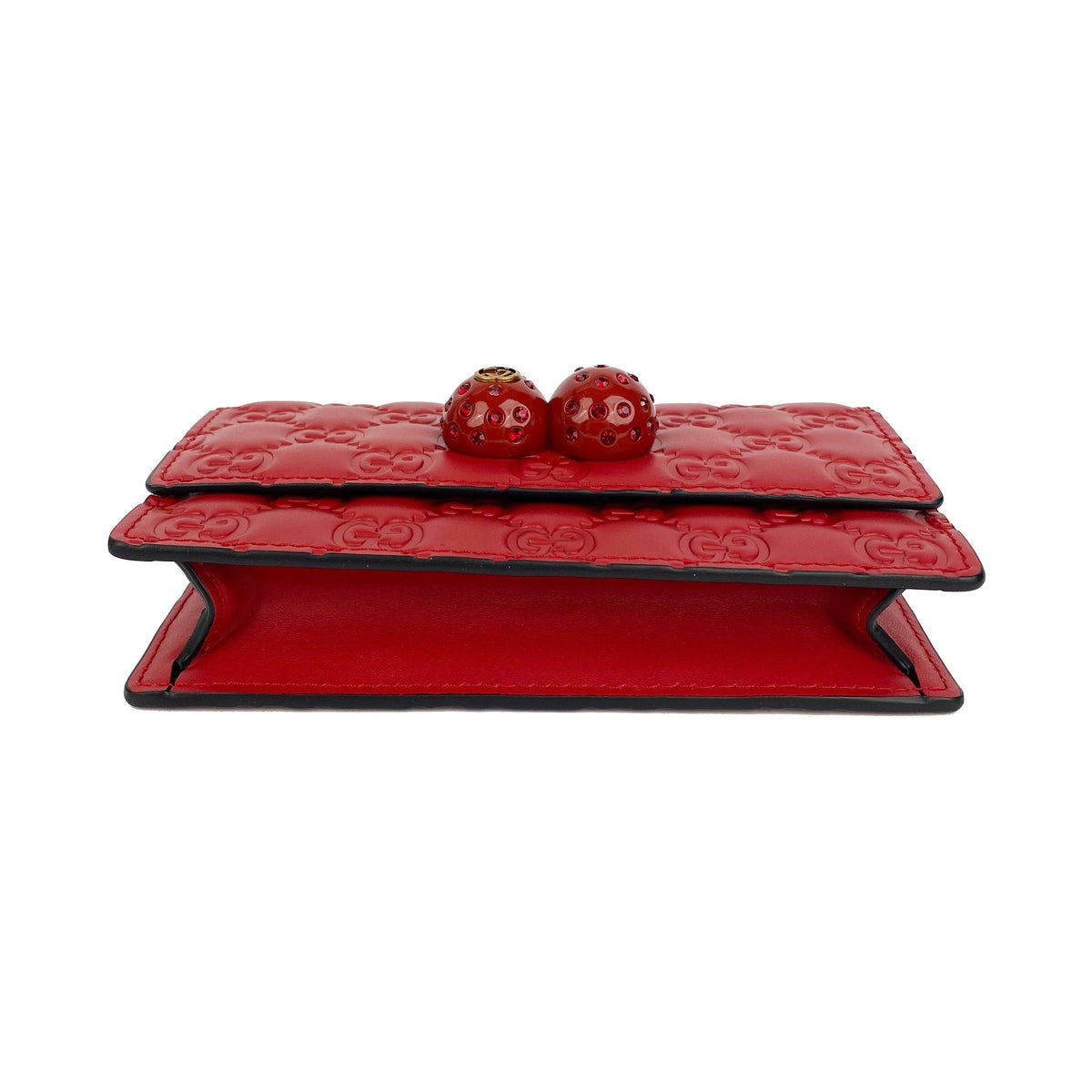Gucci Red Mini Cherries Supreme Bag