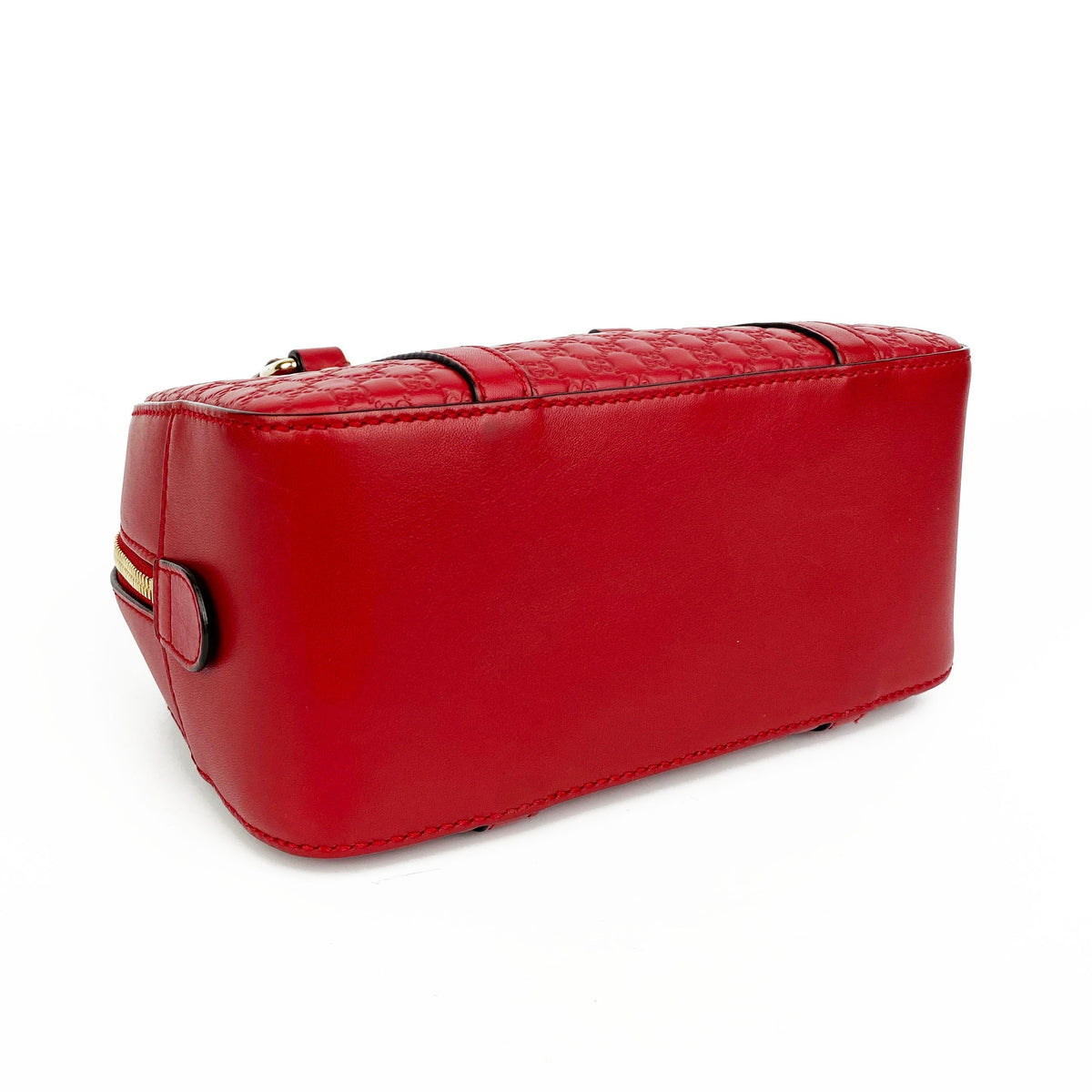 Gucci Red Small Guccissima Shoulder Bag
