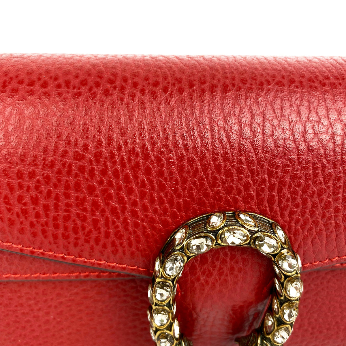 Gucci Red Super Mini Dionysus Bag