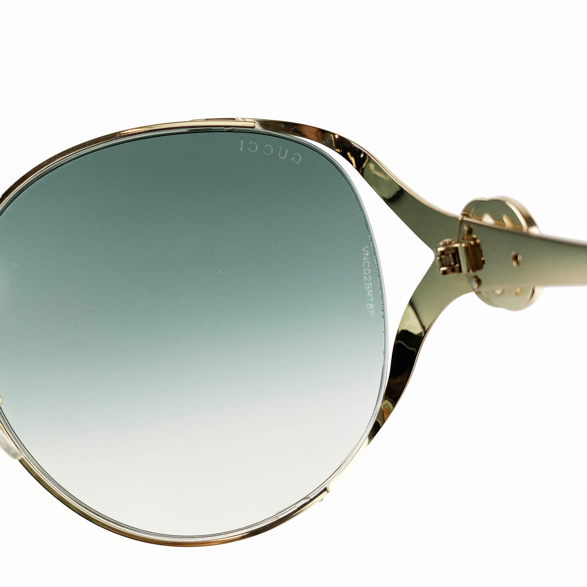 Gucci Round Metal Frame Sunglasses