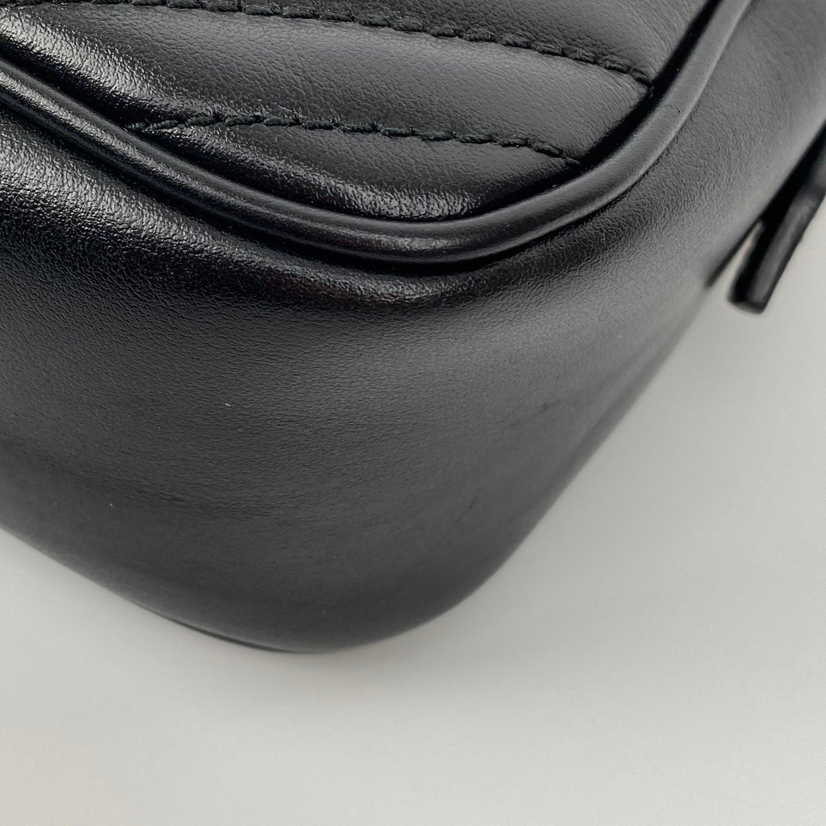Gucci Small Black GG Marmont Shoulder Bag