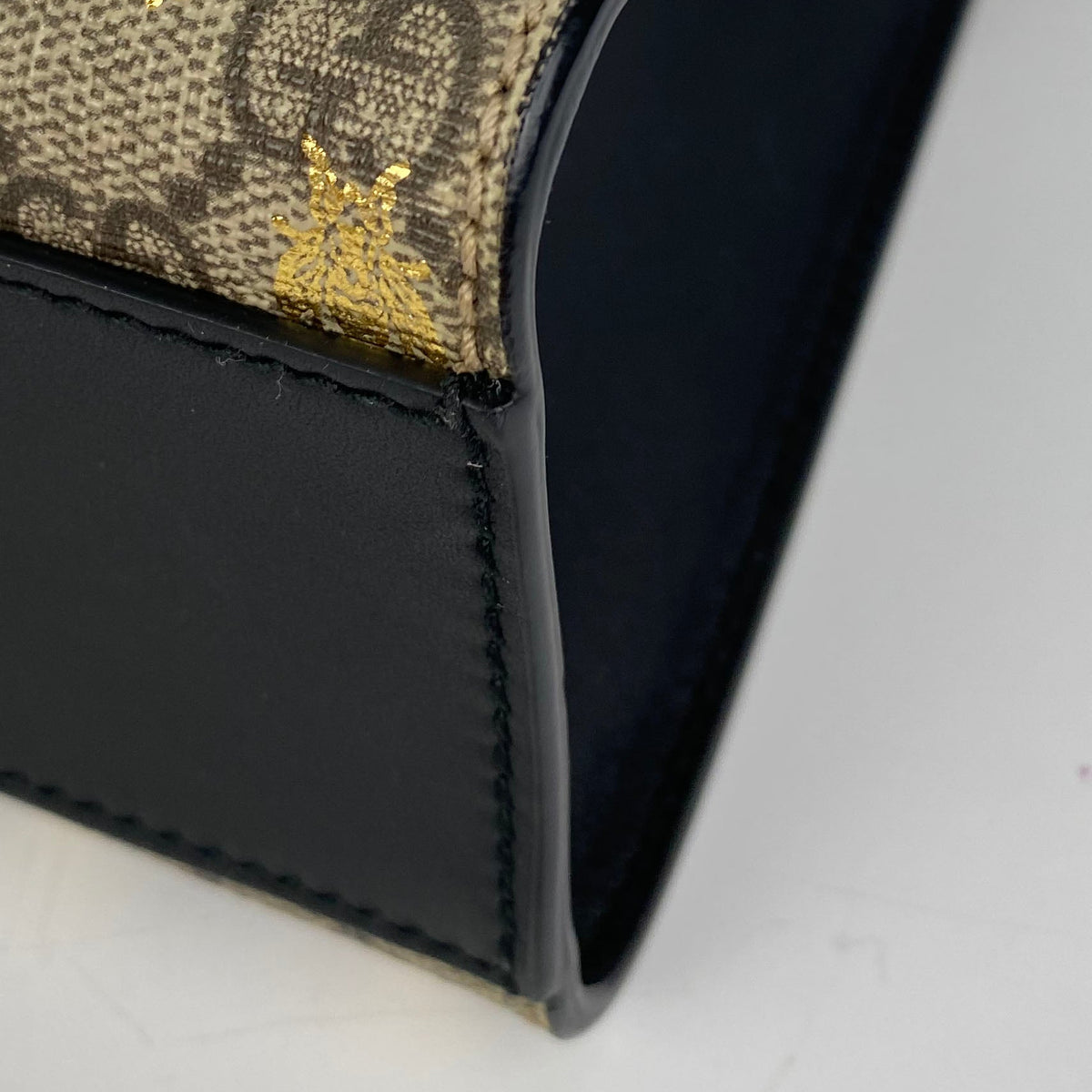 Gucci Small Monogram Bees Padlock Bag