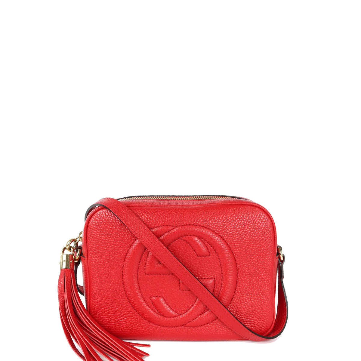 Gucci Small Red Soho Disco Camera Bag