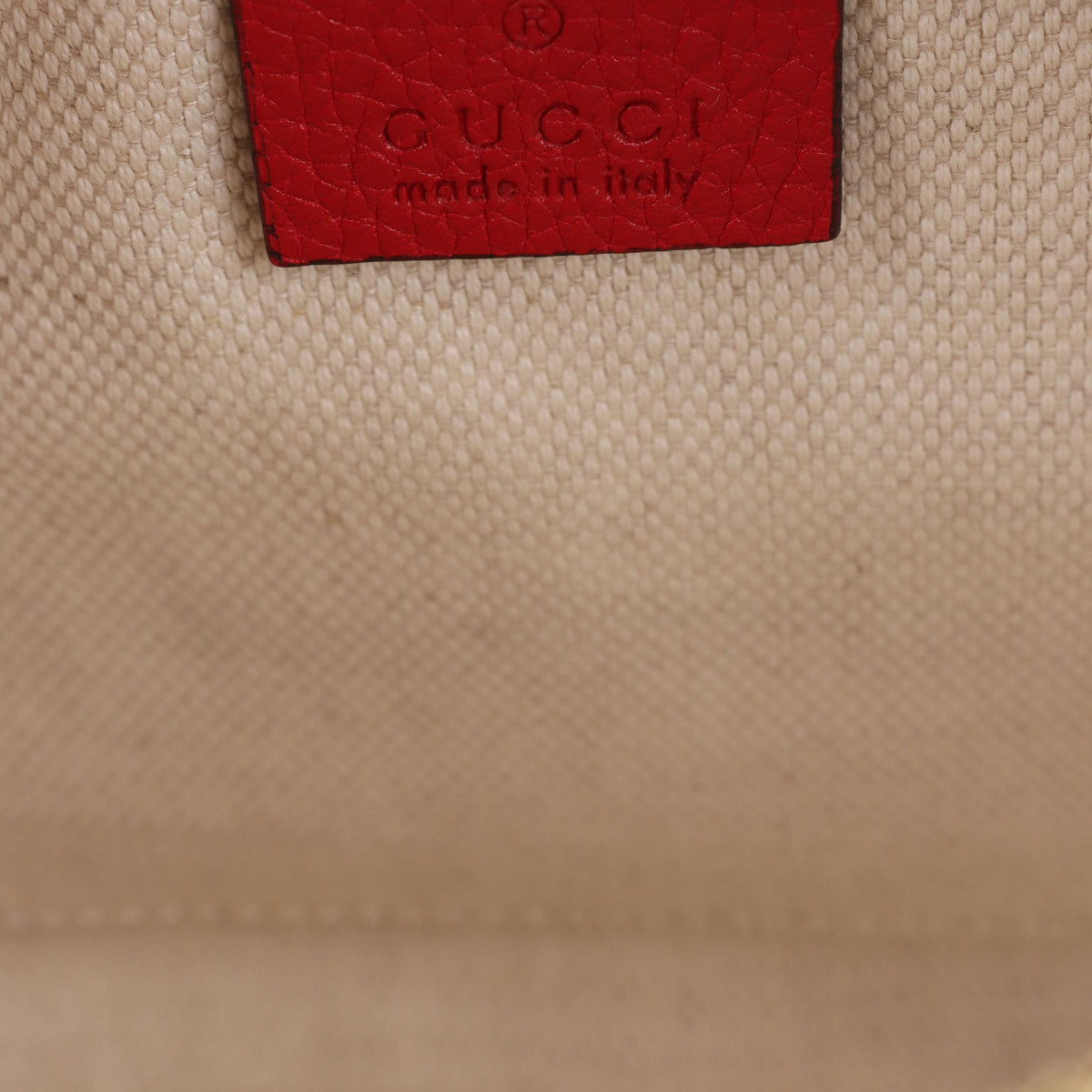 Gucci Small Red Soho Disco Camera Bag