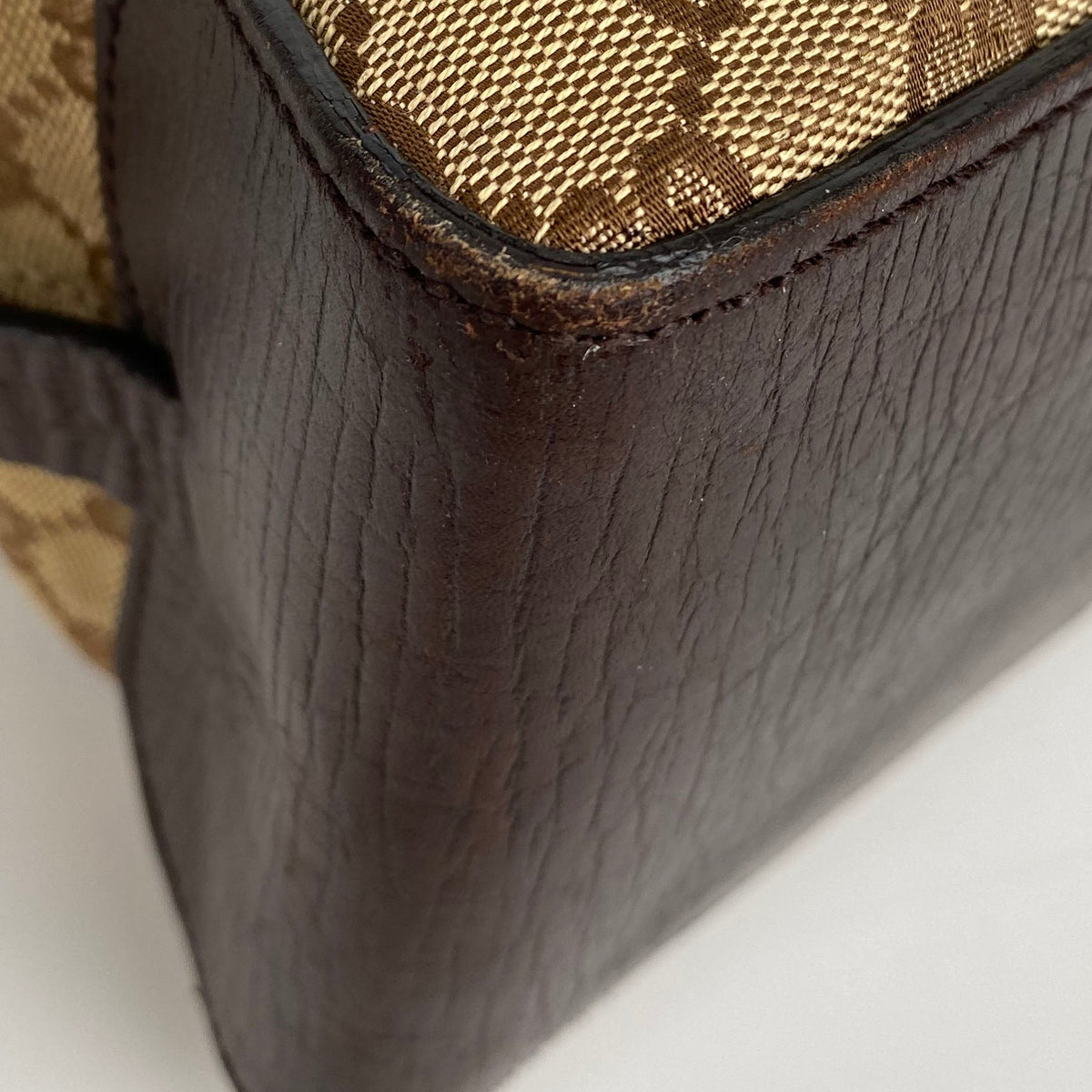 Gucci Vintage Belt Monogram Tote Bag