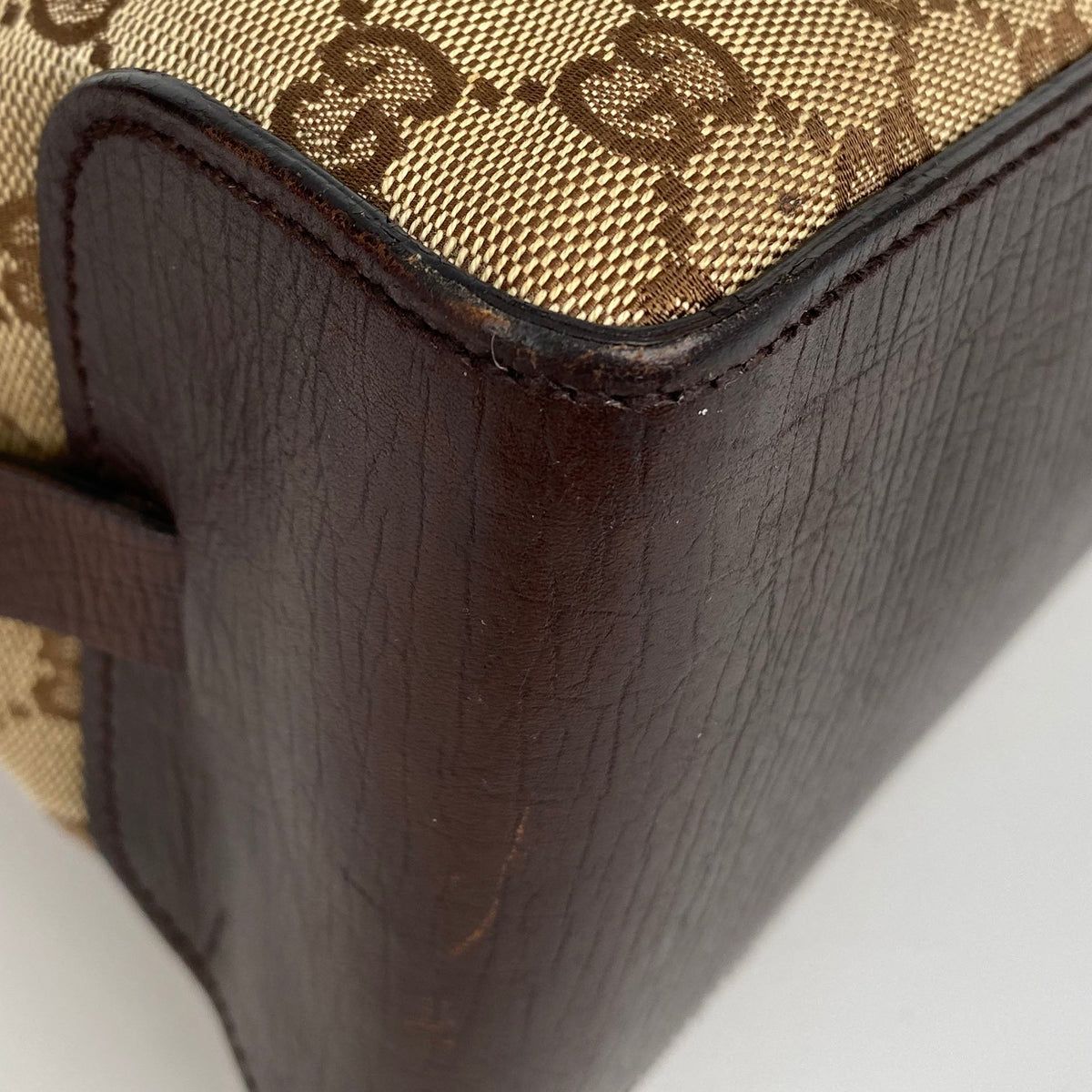 Gucci Vintage Belt Monogram Tote Bag