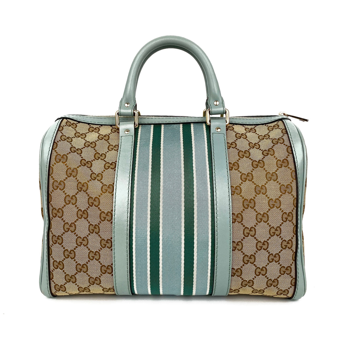Gucci Vintage GG Monogram Medium Boston Bag