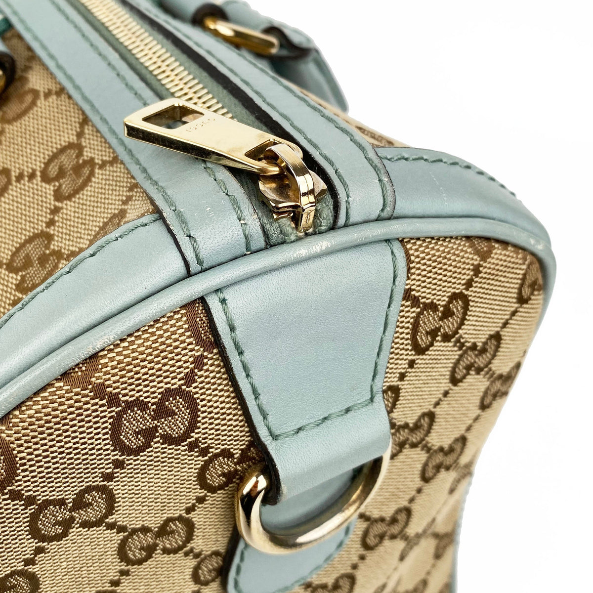Gucci Vintage GG Monogram Medium Boston Bag