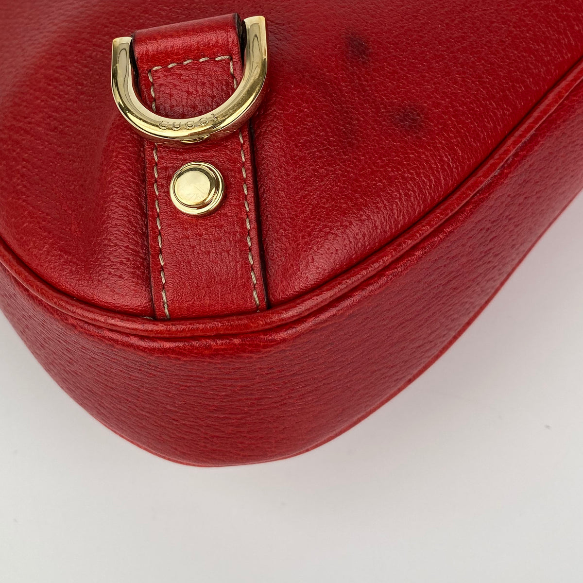 Gucci Vintage Red Hobo Bag