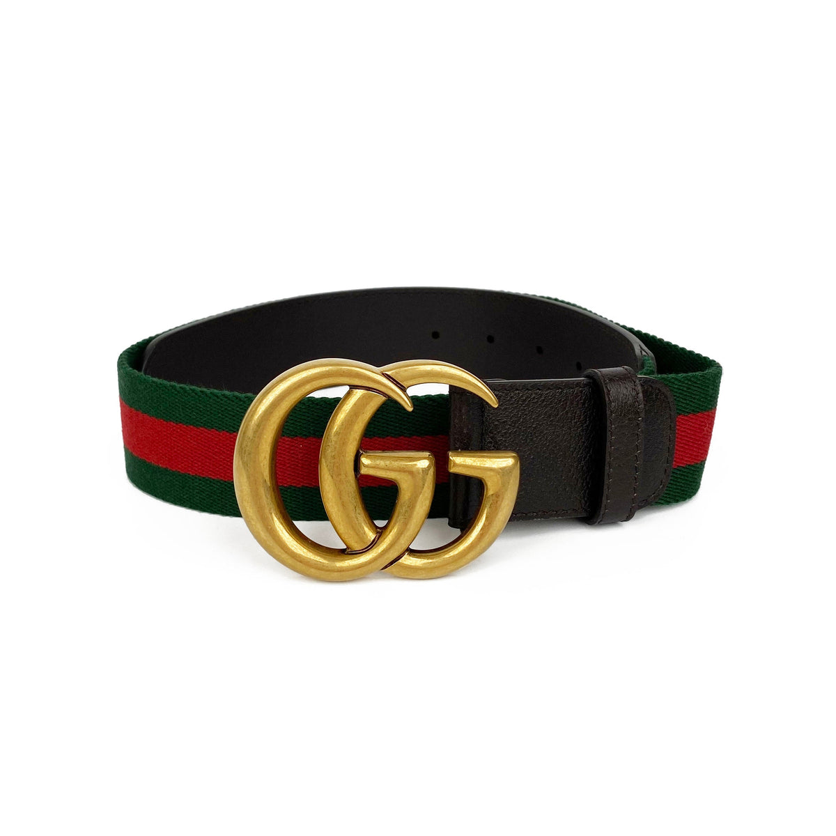 Gucci Web Belt with Double G Buckle 75