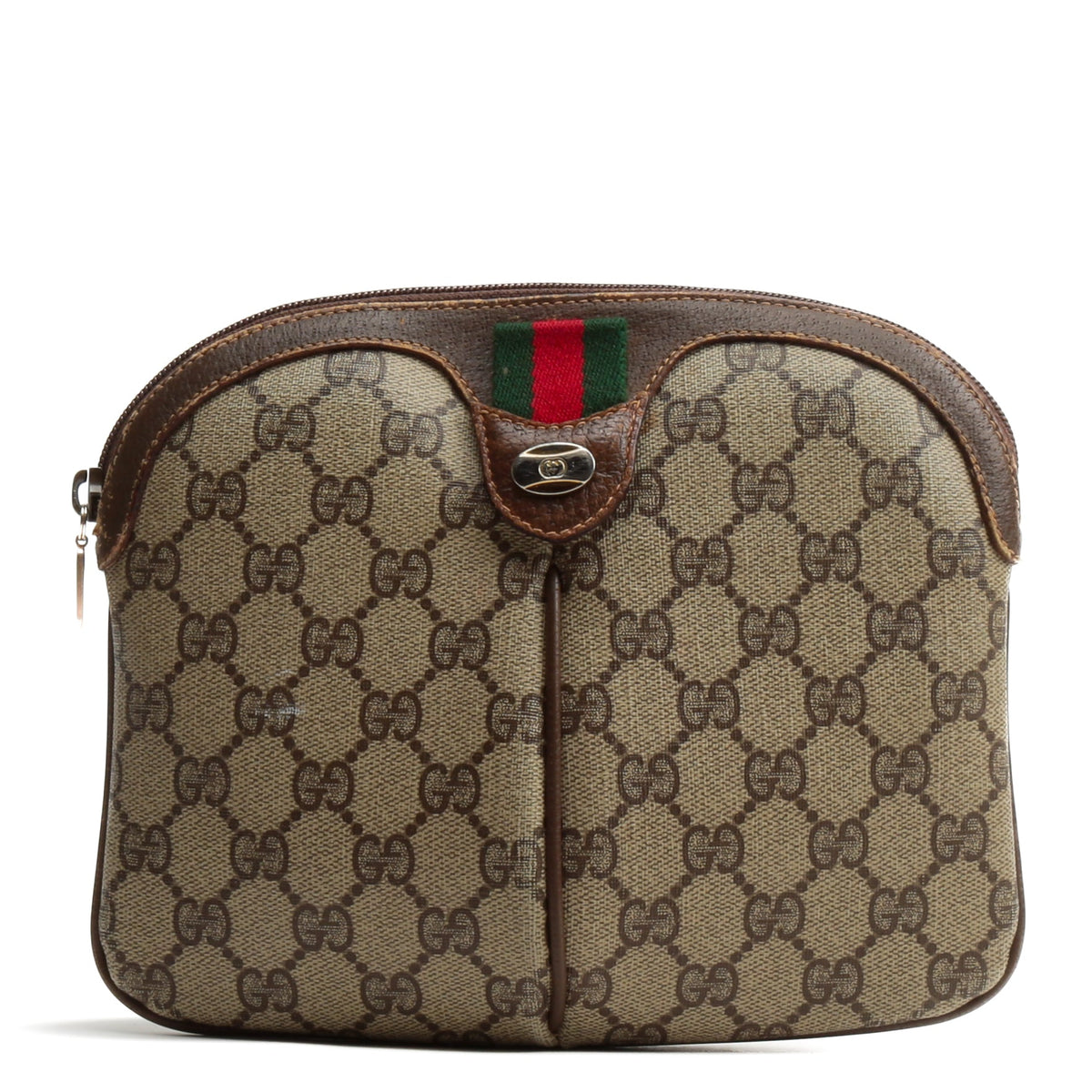 GUCCI Vintage GG Plus Canvas Web Crossbody - FINAL SALE OUTLET