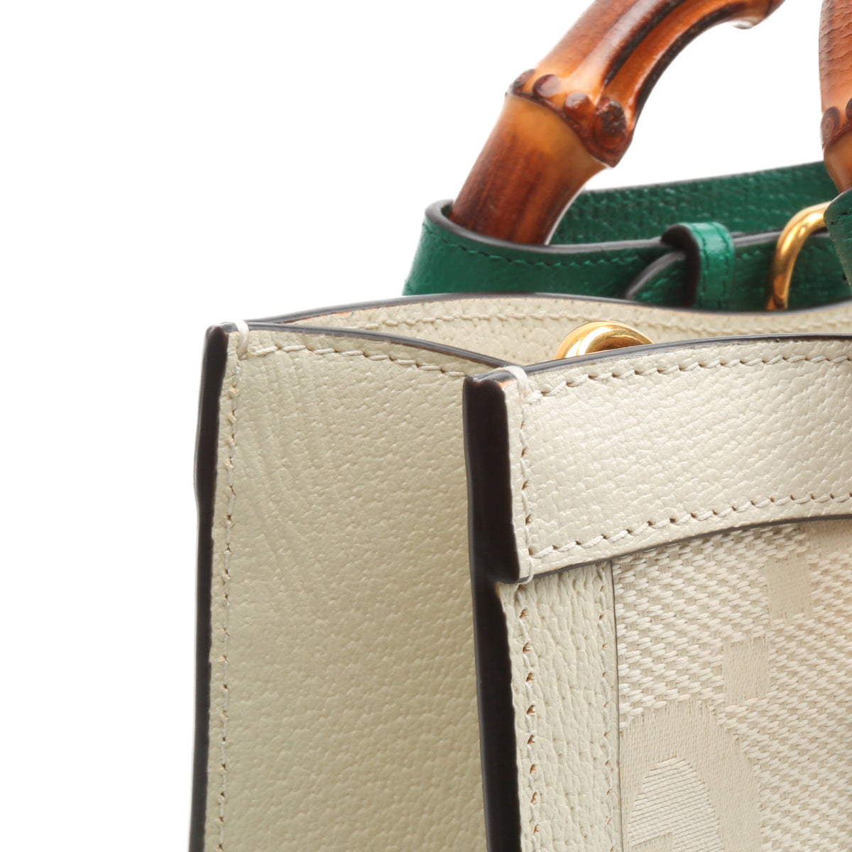 GUCCI GG Jumbo Small Diana Tote - Off White
