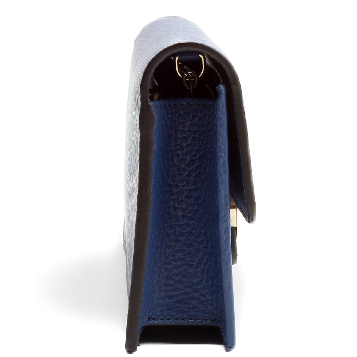GUCCI Icon Interlocking Wallet on Chain - Blue