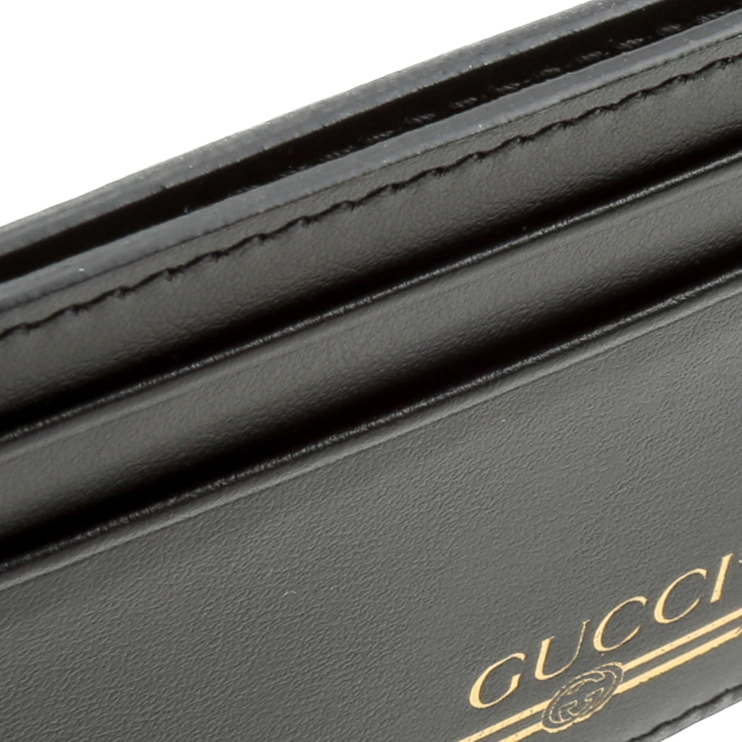 GUCCI Plutone Card Holder - Black