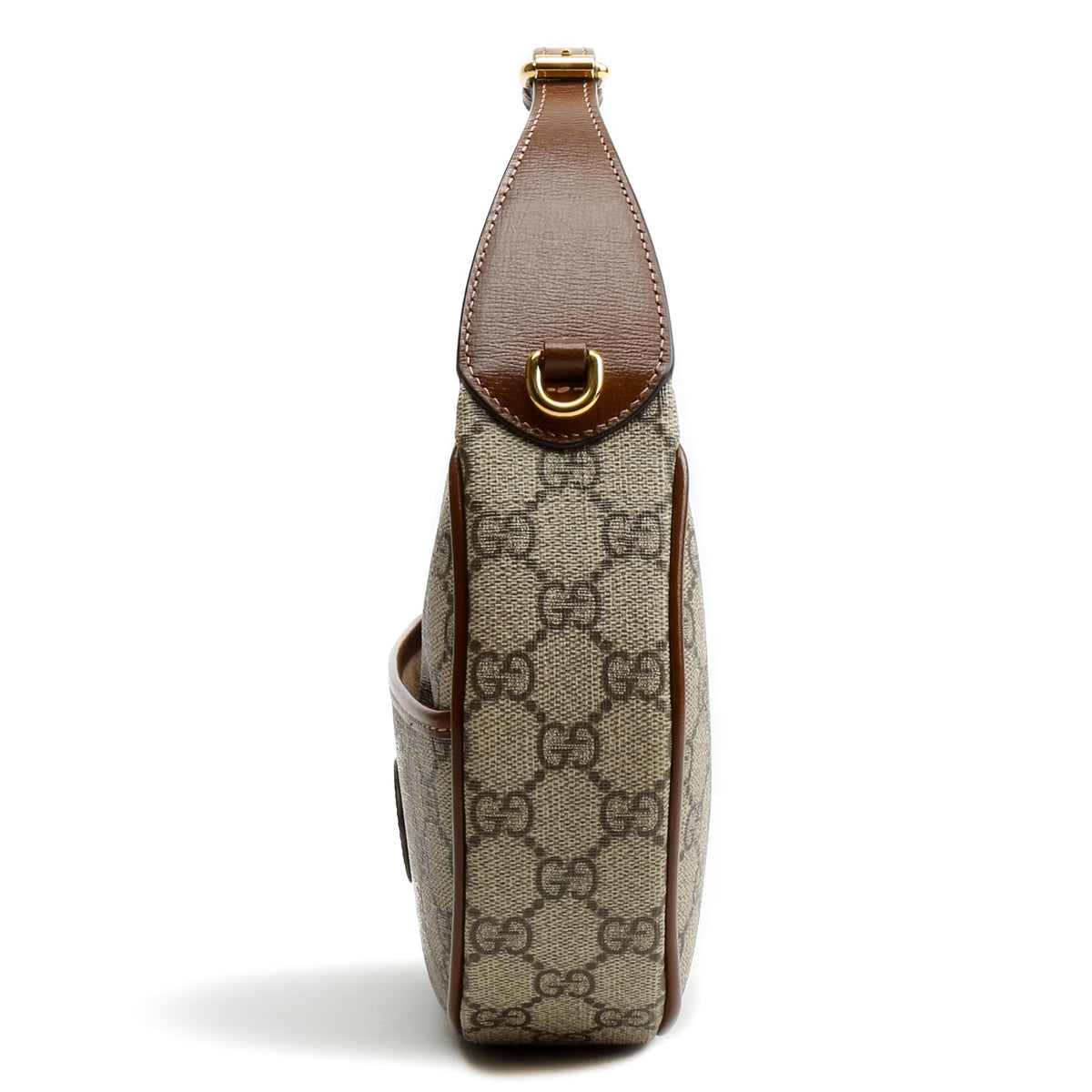 GUCCI GG Supreme Half Moon Shaped Mini Bag