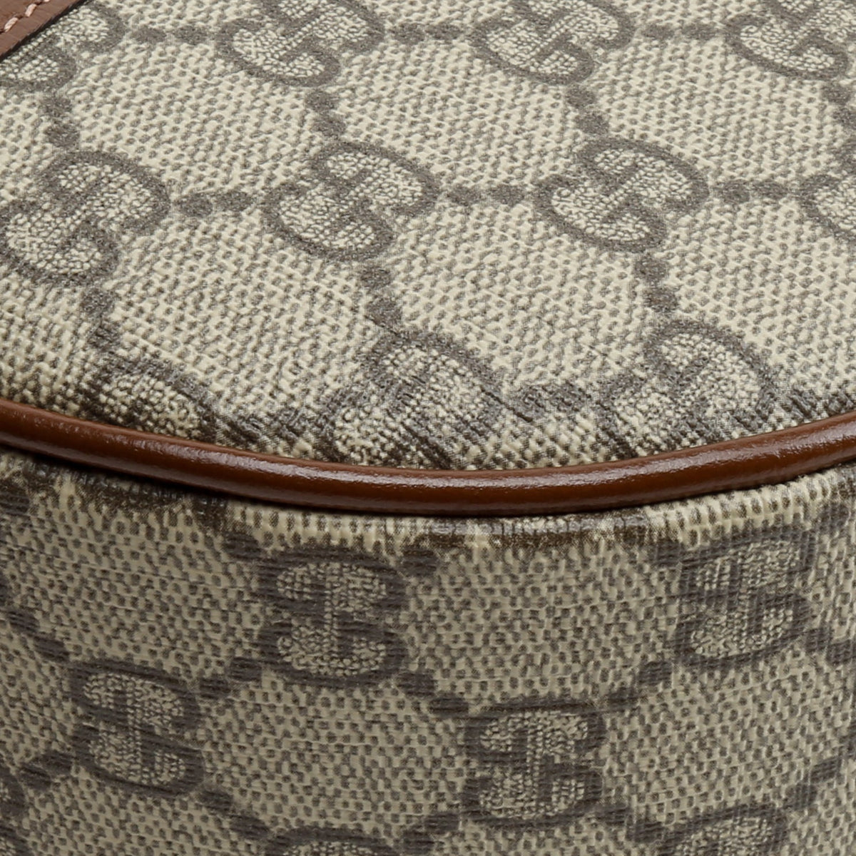 GUCCI GG Supreme Half Moon Shaped Mini Bag