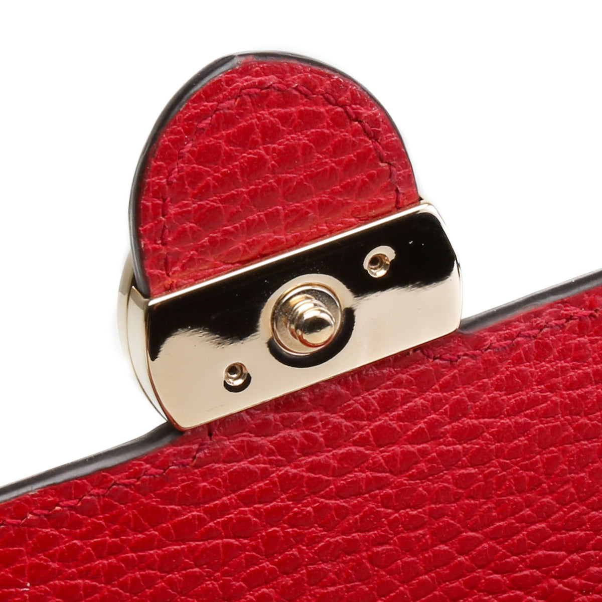 GUCCI Icon Interlocking G Wallet on Chain - Red