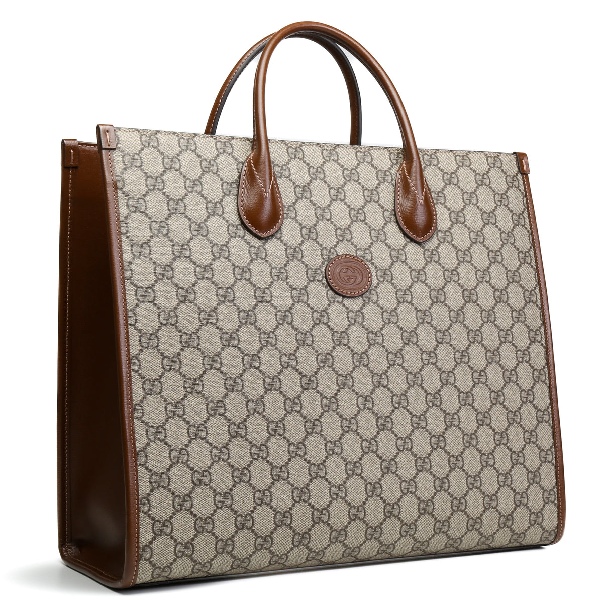GUCCI Interlocking G Large GG Supreme Tote