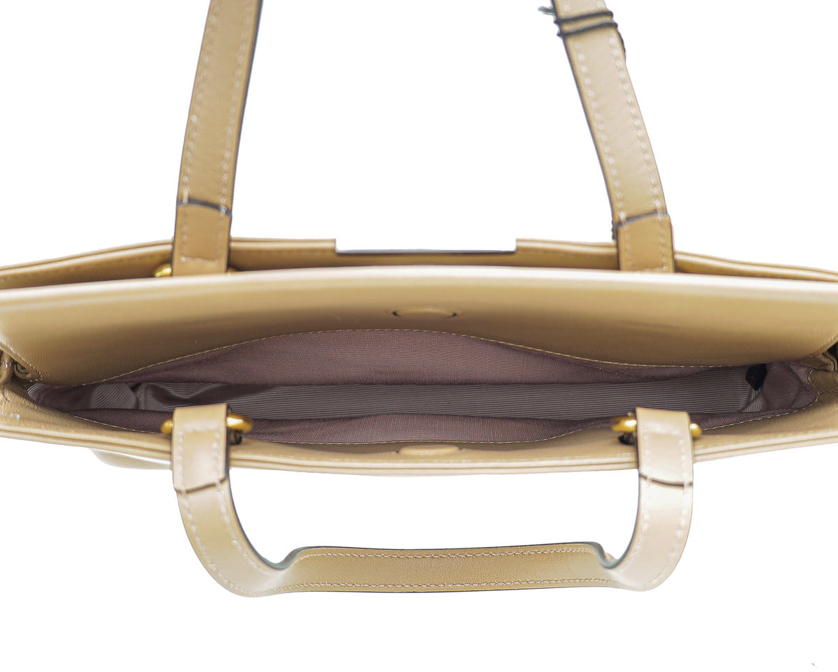 Gucci Brown Linea Matisse Interlocking G Small Tote Small Bag