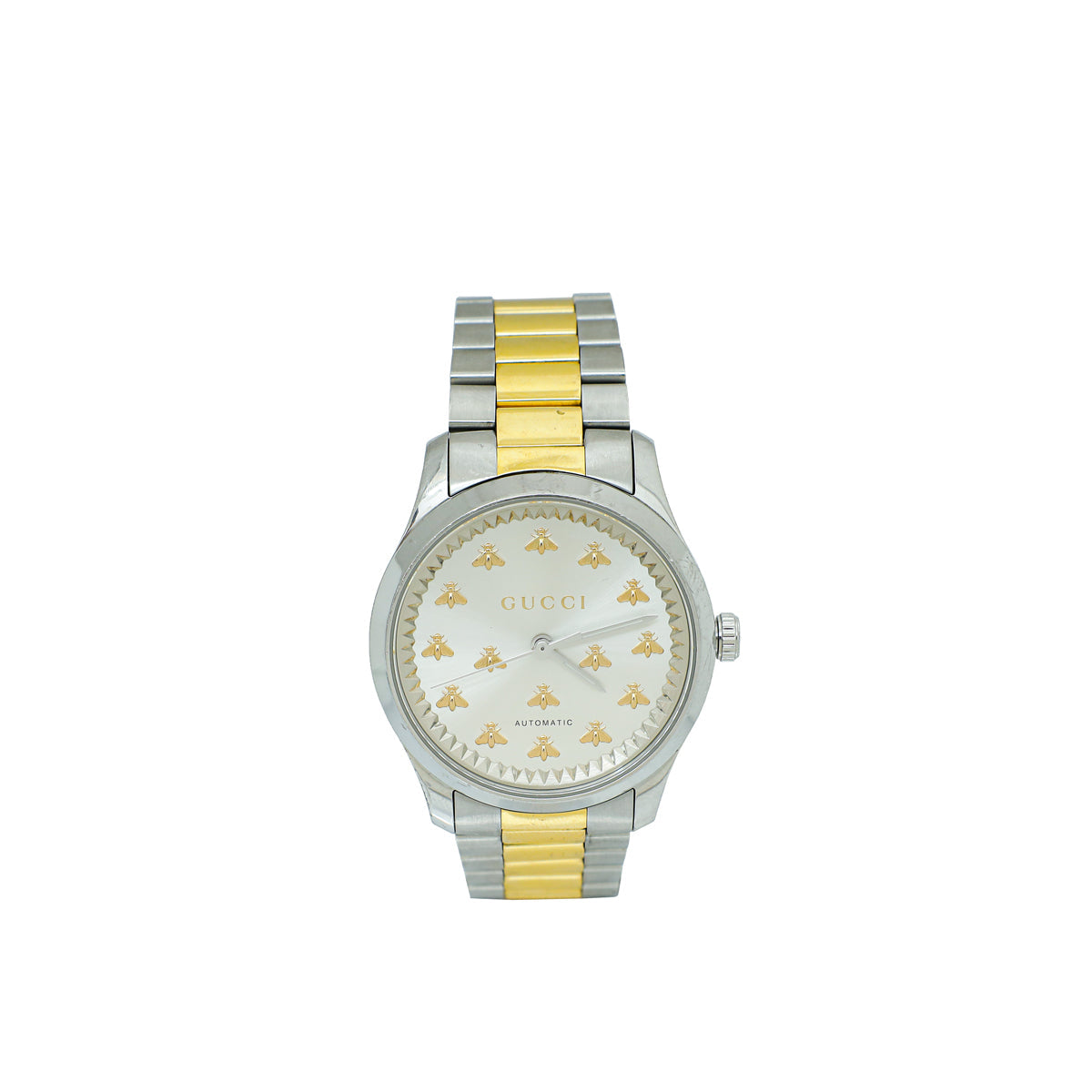 Gucci Steel & Gold G-Timeless Multibee 38mm Automatic Watch