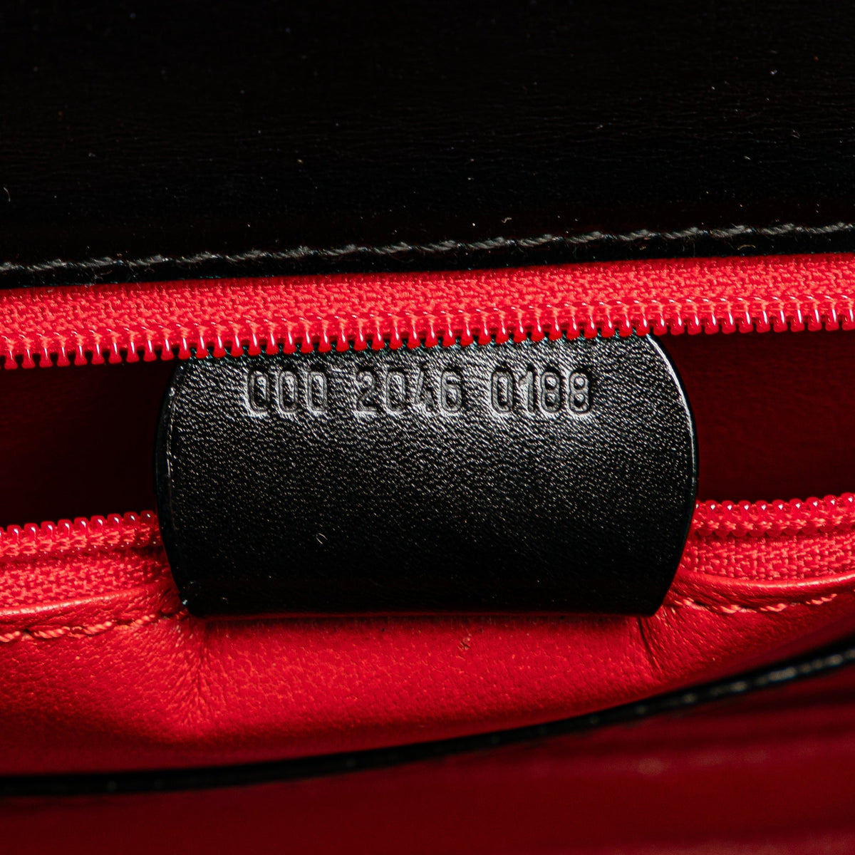 GUCCI Small Leather Bamboo Night Satchel