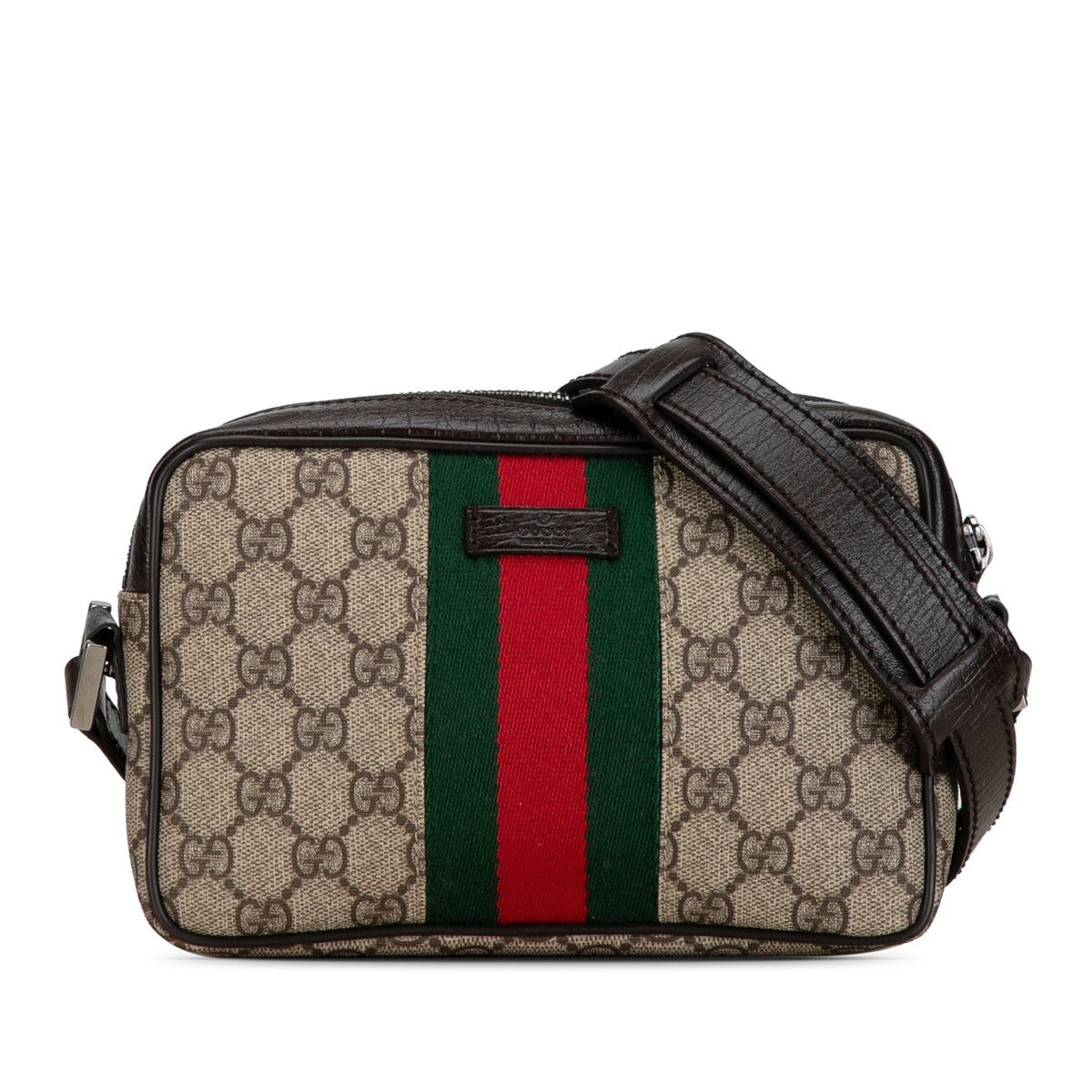 GUCCI GG Supreme Web Crossbody Crossbody Bag