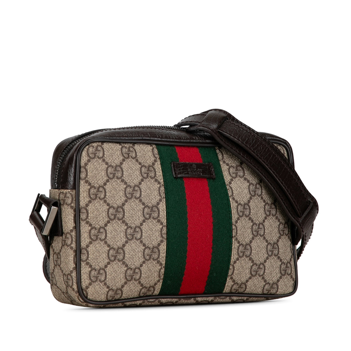 GUCCI GG Supreme Web Crossbody Crossbody Bag