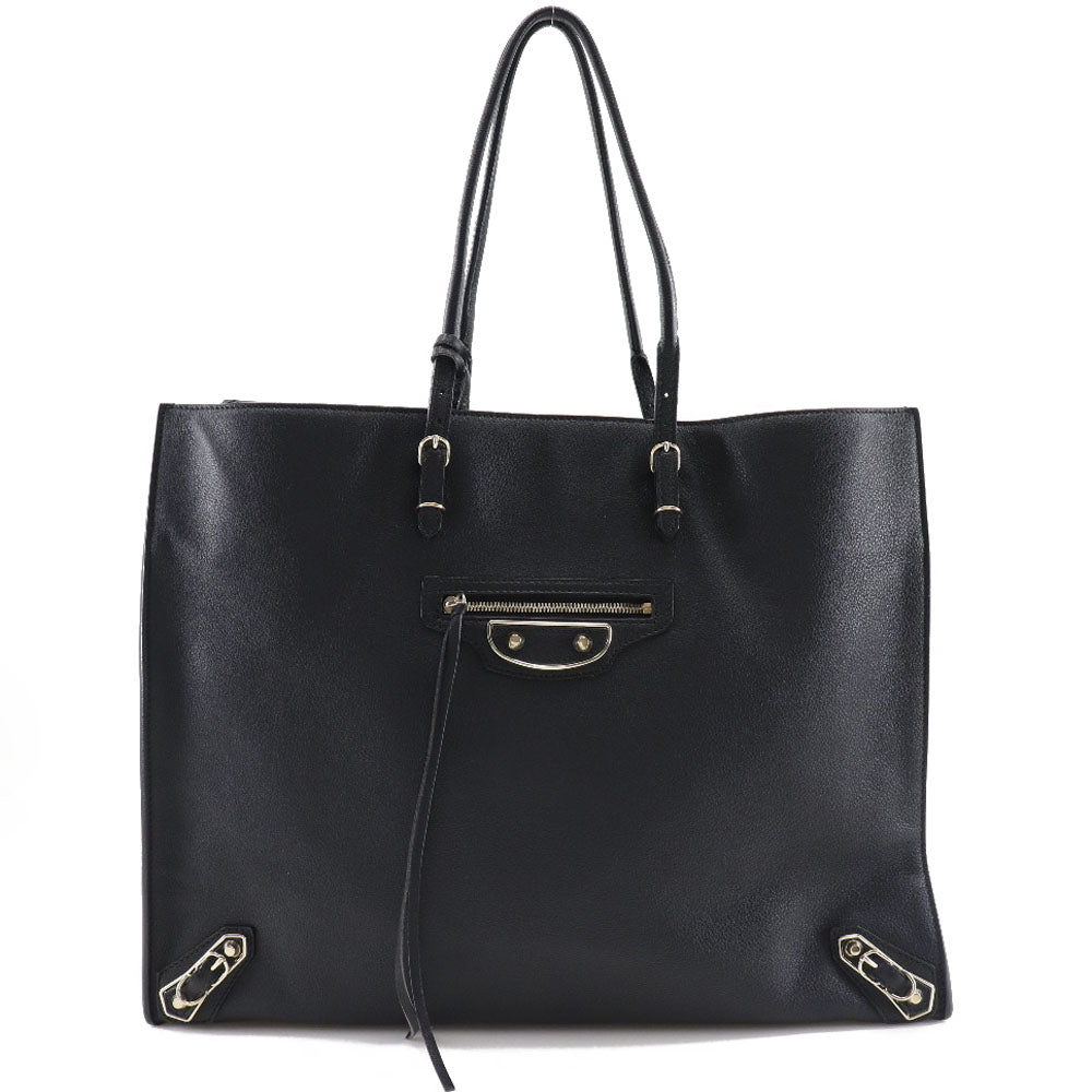 balenciaga Leather Paper Tote Bag 387480