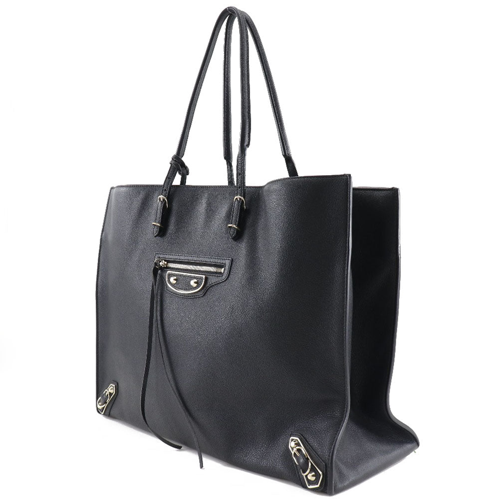 balenciaga Leather Paper Tote Bag 387480